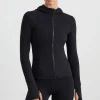 Fashion Aje ATHLETICA Hooded Running Jacket 752 Black