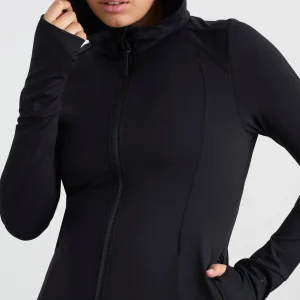 Fashion Aje ATHLETICA Hooded Running Jacket 752 Black