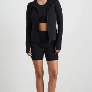 Fashion Aje ATHLETICA Hooded Running Jacket 752 Black