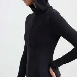 Fashion Aje ATHLETICA Hooded Running Jacket 752 Black