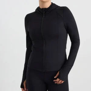 Fashion Aje ATHLETICA Hooded Running Jacket 752 Black