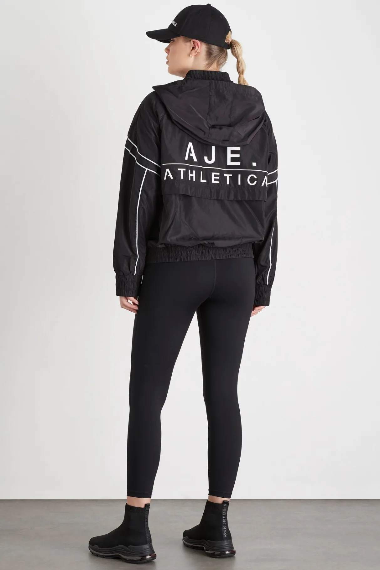 hooded_windbreaker_jacket__10.webp Clearance Aje ATHLETICA Hooded Windbreaker Jacket 016 Black