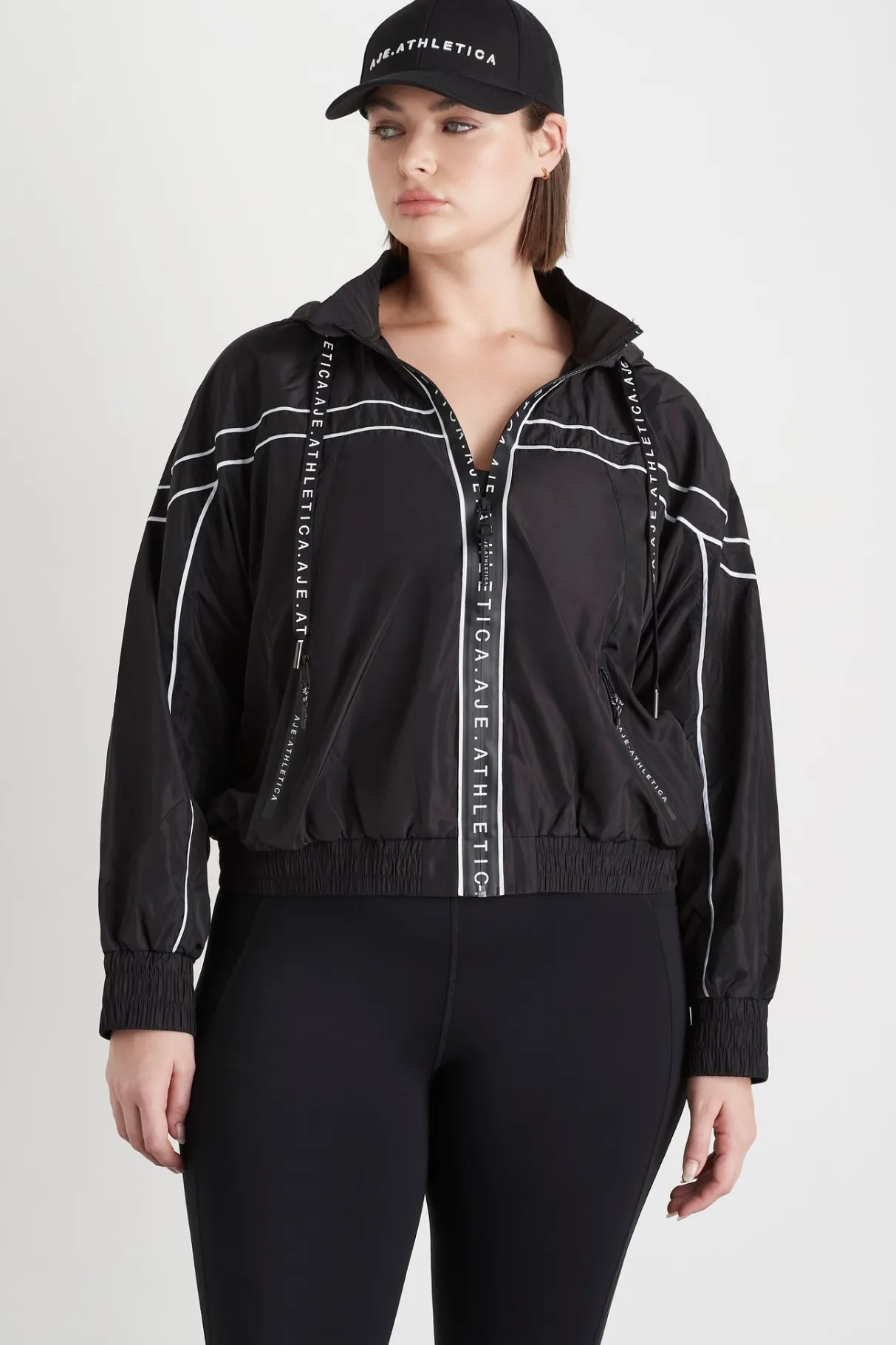 hooded_windbreaker_jacket__11.webp Clearance Aje ATHLETICA Hooded Windbreaker Jacket 016 Black