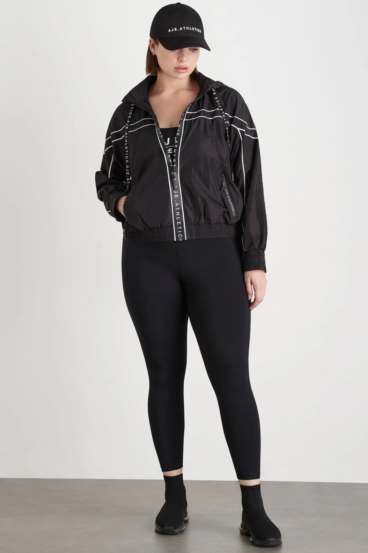 hooded_windbreaker_jacket__12.webp Clearance Aje ATHLETICA Hooded Windbreaker Jacket 016 Black