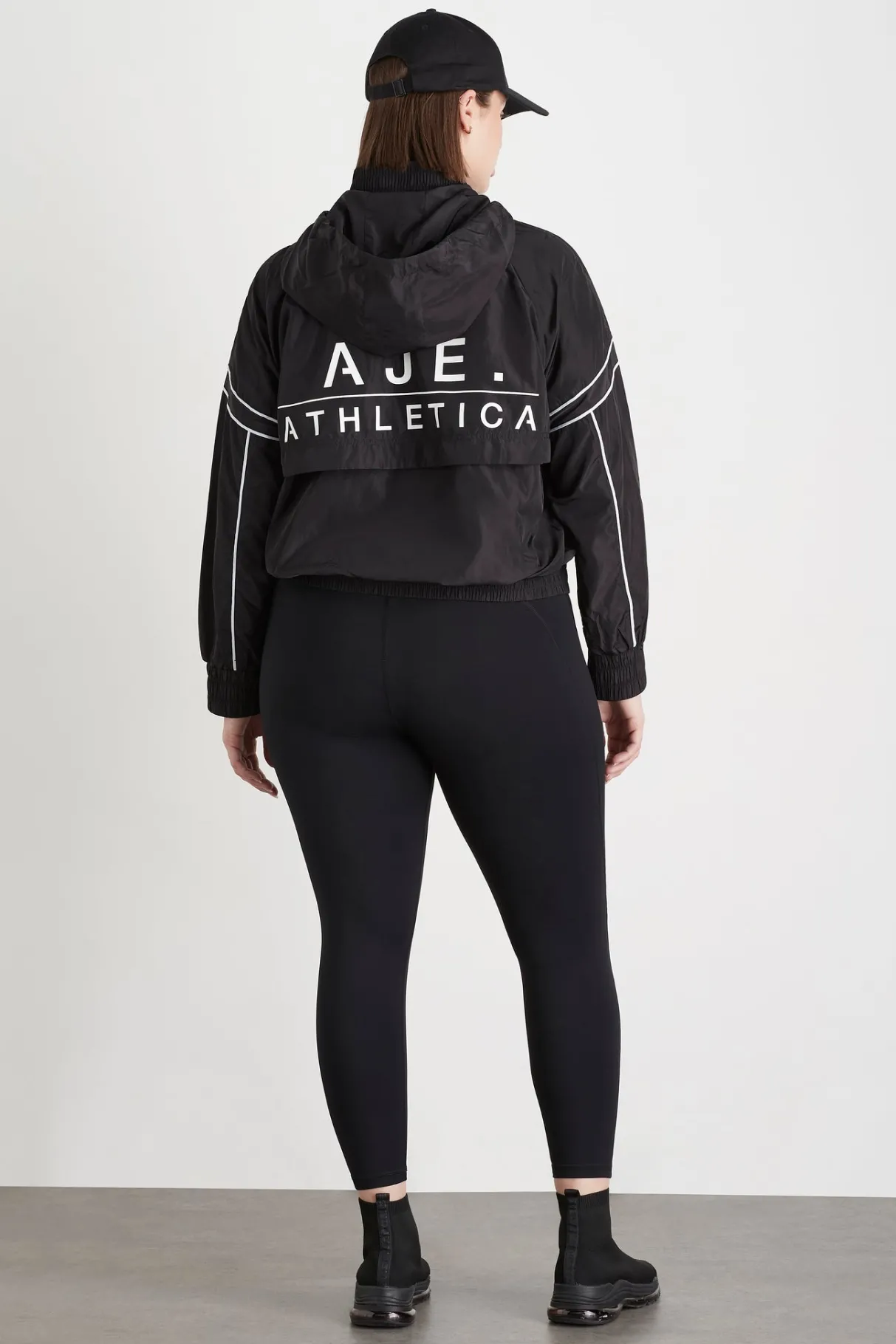hooded_windbreaker_jacket__15.webp Clearance Aje ATHLETICA Hooded Windbreaker Jacket 016 Black