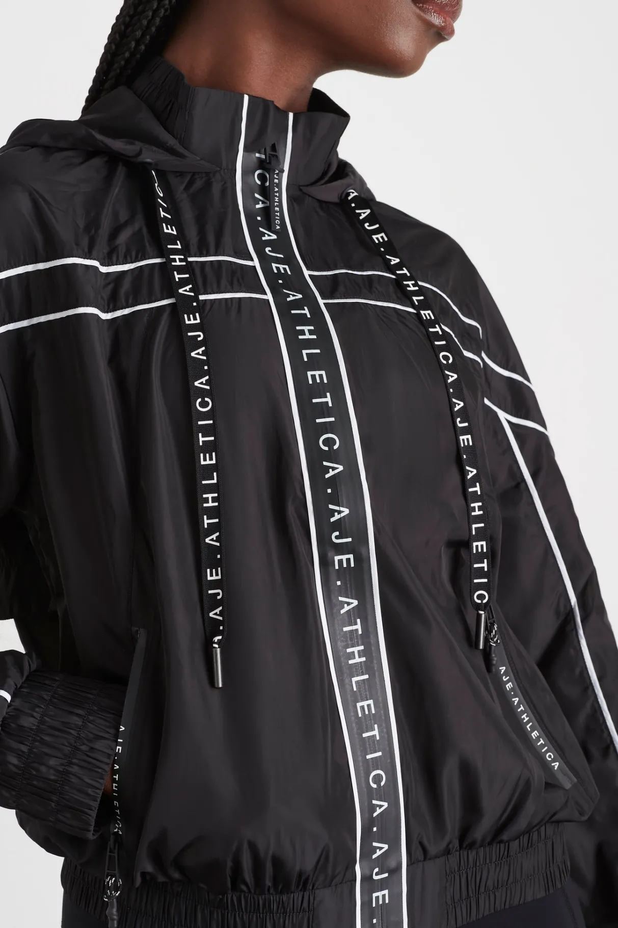 hooded_windbreaker_jacket__3.webp Clearance Aje ATHLETICA Hooded Windbreaker Jacket 016 Black