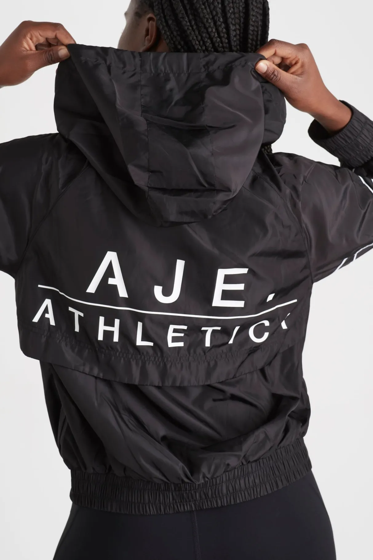 hooded_windbreaker_jacket__4.webp Clearance Aje ATHLETICA Hooded Windbreaker Jacket 016 Black