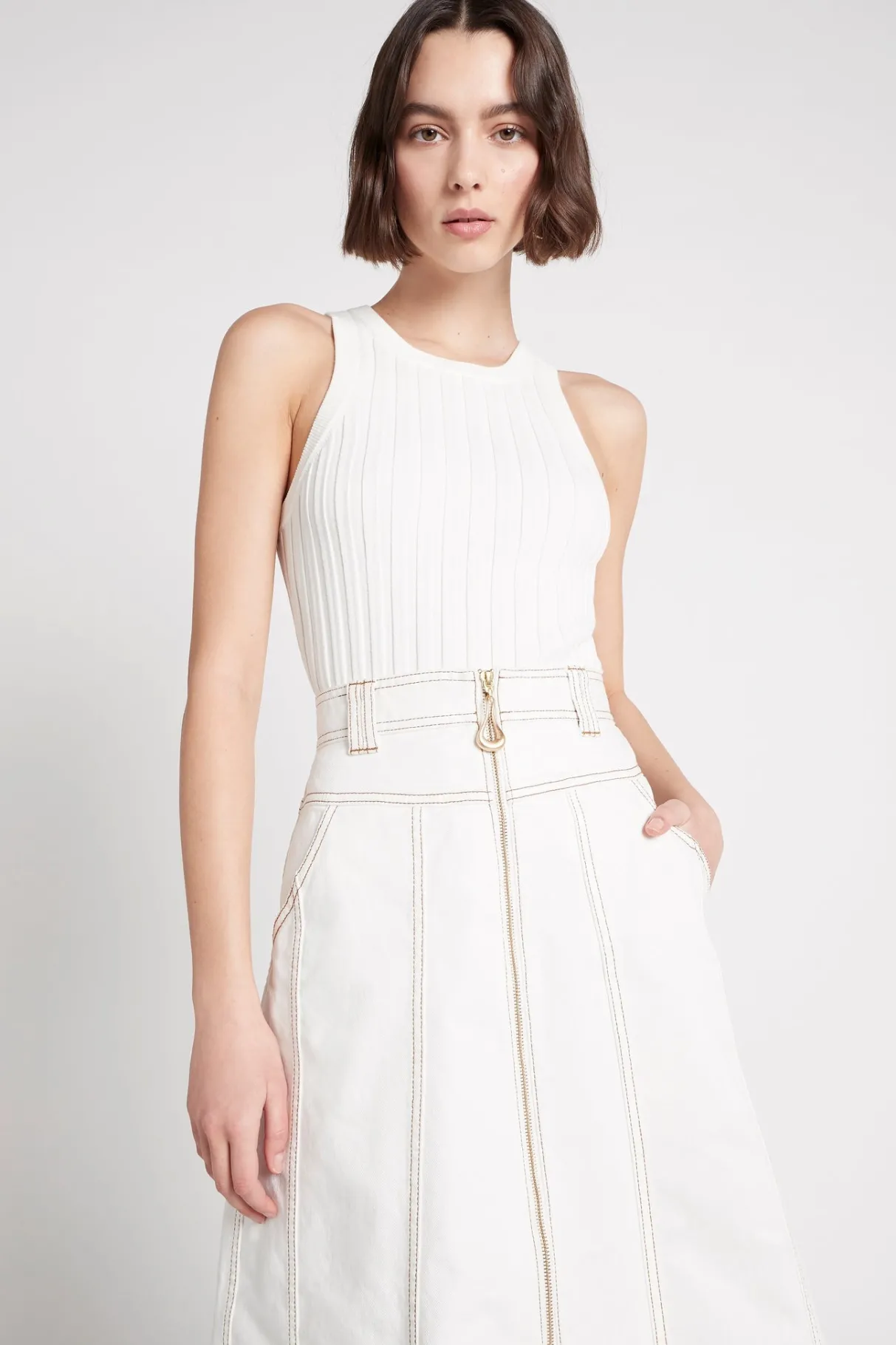 hydra_racer_knit_ribbed_top_0.webp Best Aje ATHLETICA Hydra Racer Knit Ribbed Top Ivory