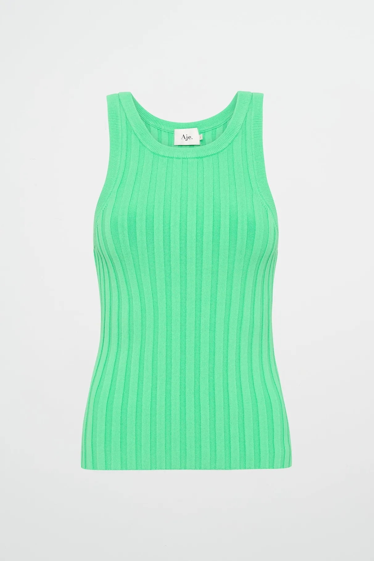 hydra_racer_knit_ribbed_top_1-5.webp Store Aje ATHLETICA Hydra Racer Knit Ribbed Top Marine Green