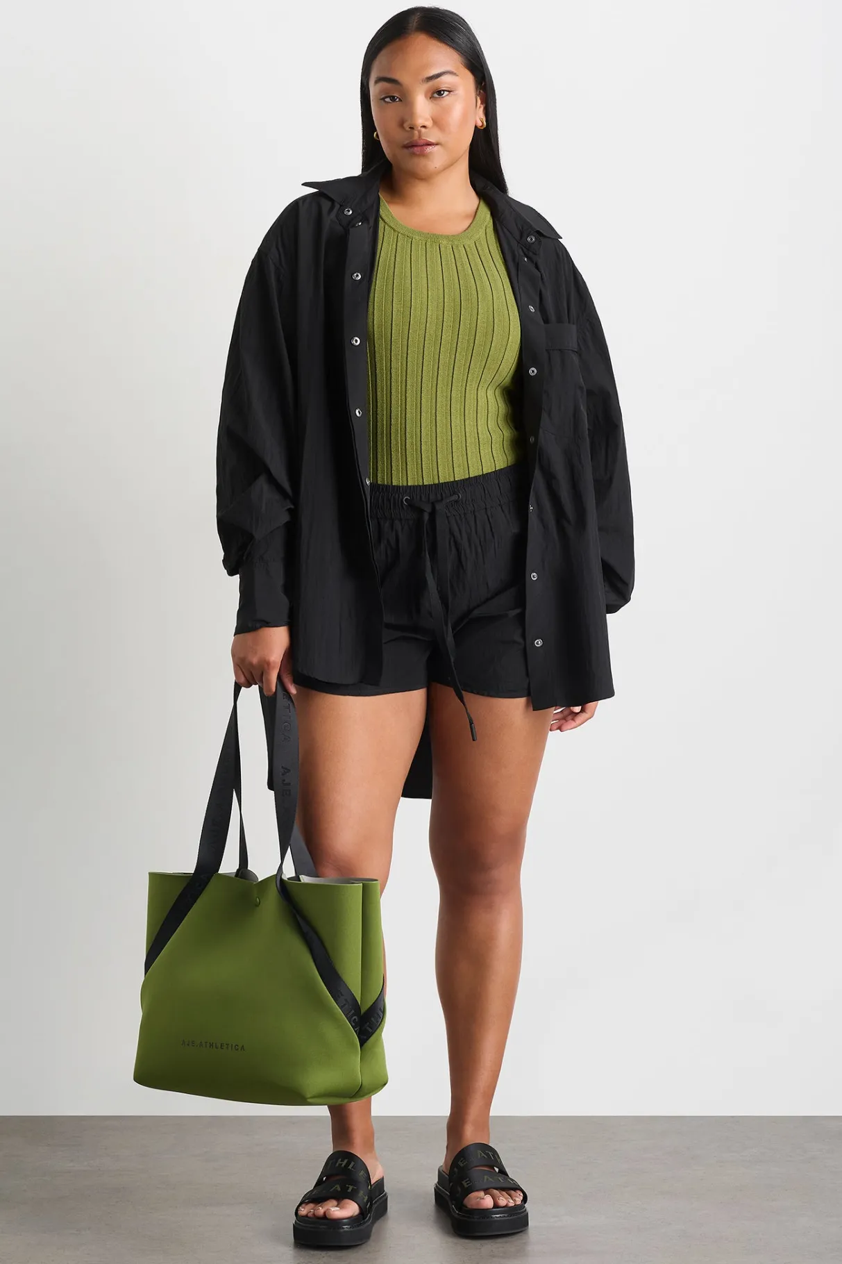 hydra_racer_knit_ribbed_top_12-5.webp Online Aje ATHLETICA Hydra Racer Knit Ribbed Top Evergreen