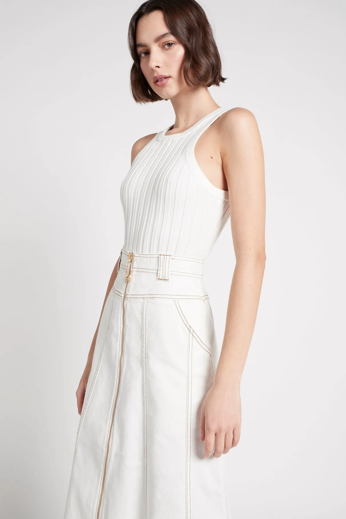 hydra_racer_knit_ribbed_top_2.webp Best Aje ATHLETICA Hydra Racer Knit Ribbed Top Ivory