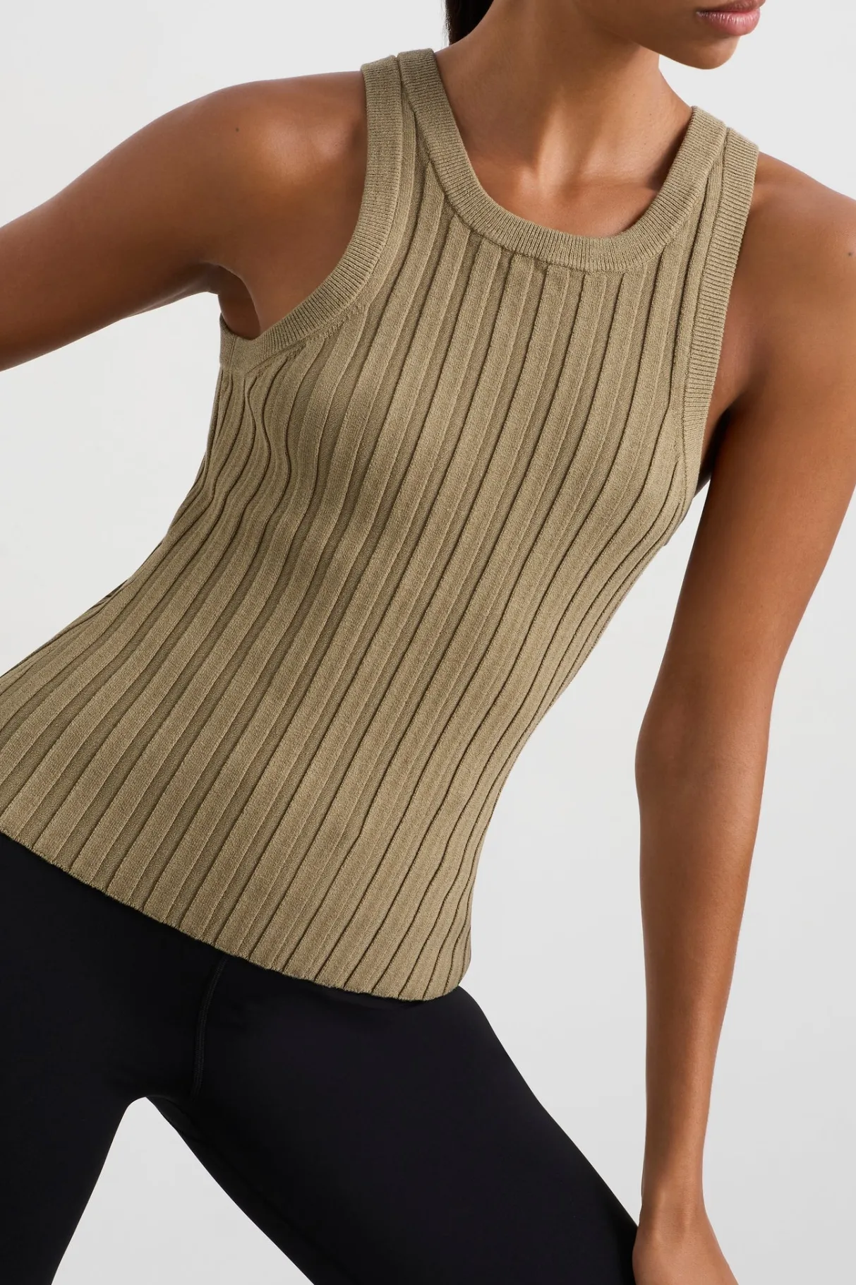 hydra_racer_knit_ribbed_top_4-2.webp Shop Aje ATHLETICA Hydra Racer Knit Ribbed Top Soft Khaki