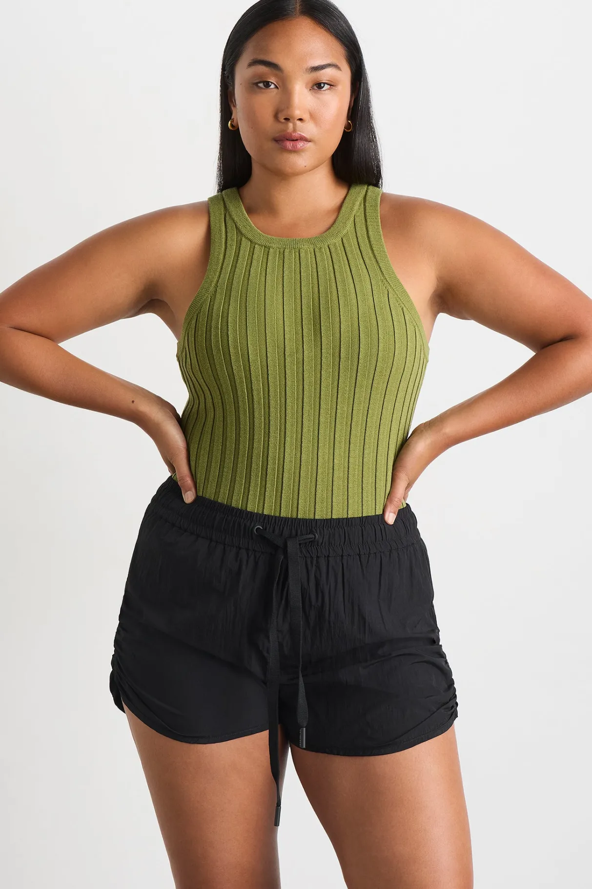 hydra_racer_knit_ribbed_top_7-5.webp Online Aje ATHLETICA Hydra Racer Knit Ribbed Top Evergreen