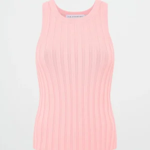 Discount Aje ATHLETICA Hydra Racer Rib Tank 107 Millenial Pink