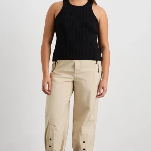 Shop Aje ATHLETICA Hydra Racer Rib Tank 107 Black