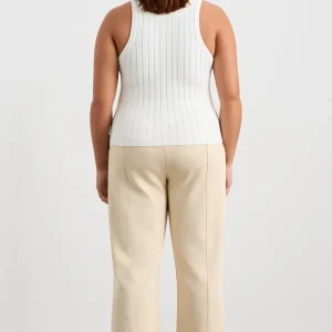 Store Aje ATHLETICA Hydra Racer Rib Tank 107 White