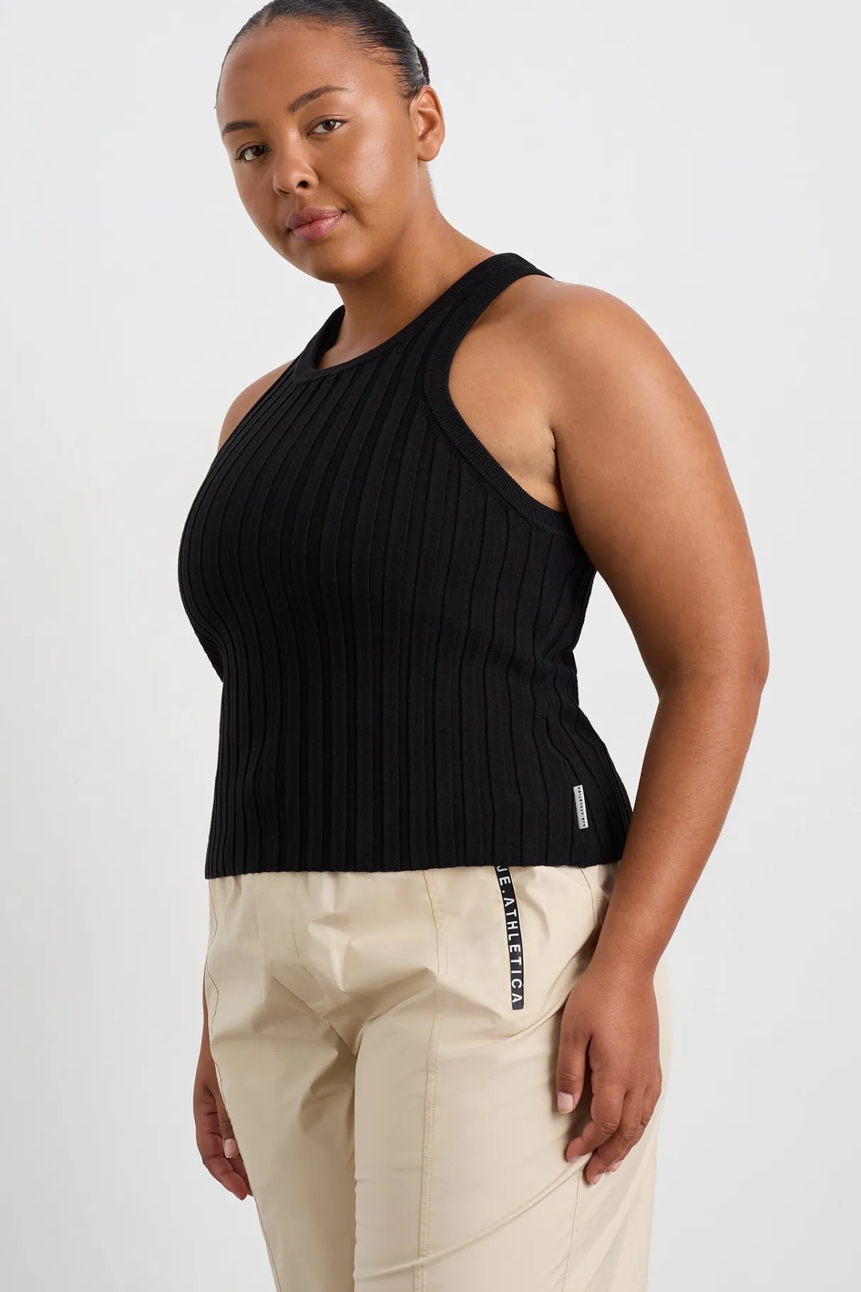 hydra_racer_rib_tank__9-3.webp Shop Aje ATHLETICA Hydra Racer Rib Tank 107 Black