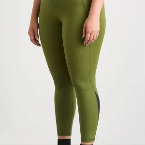 Online Aje ATHLETICA Inset Full Length Legging 250 Evergreen Black