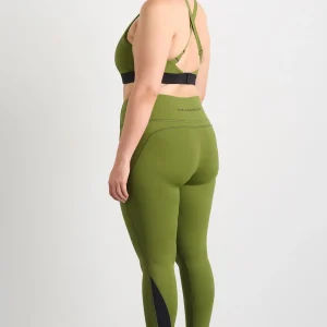 Online Aje ATHLETICA Inset Full Length Legging 250 Evergreen Black