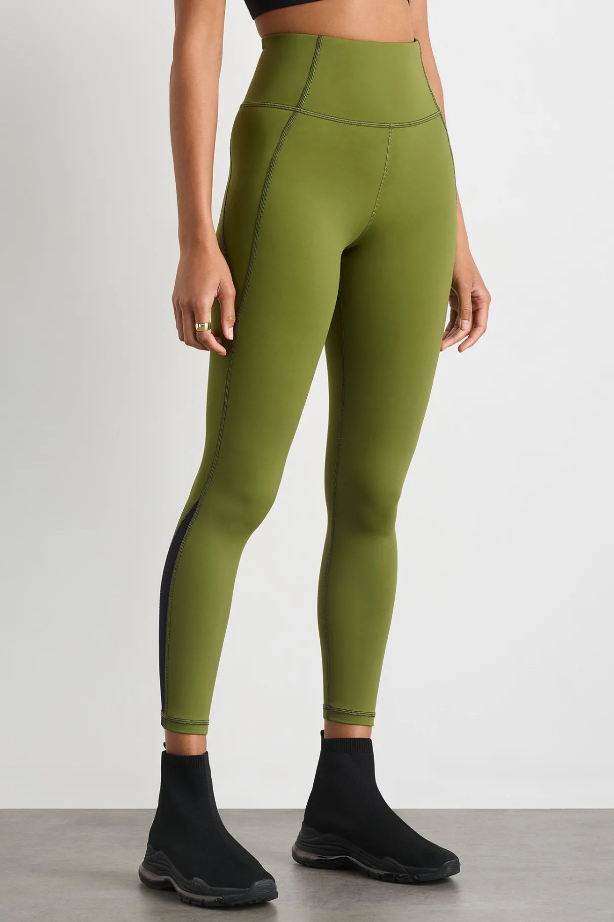 inset_full_length_legging__2.webp Online Aje ATHLETICA Inset Full Length Legging 250 Evergreen Black