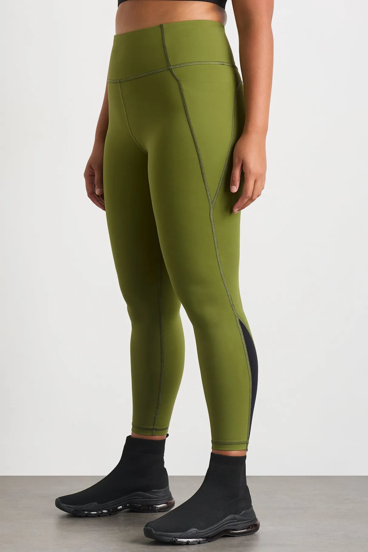inset_full_length_legging__6.webp Online Aje ATHLETICA Inset Full Length Legging 250 Evergreen Black