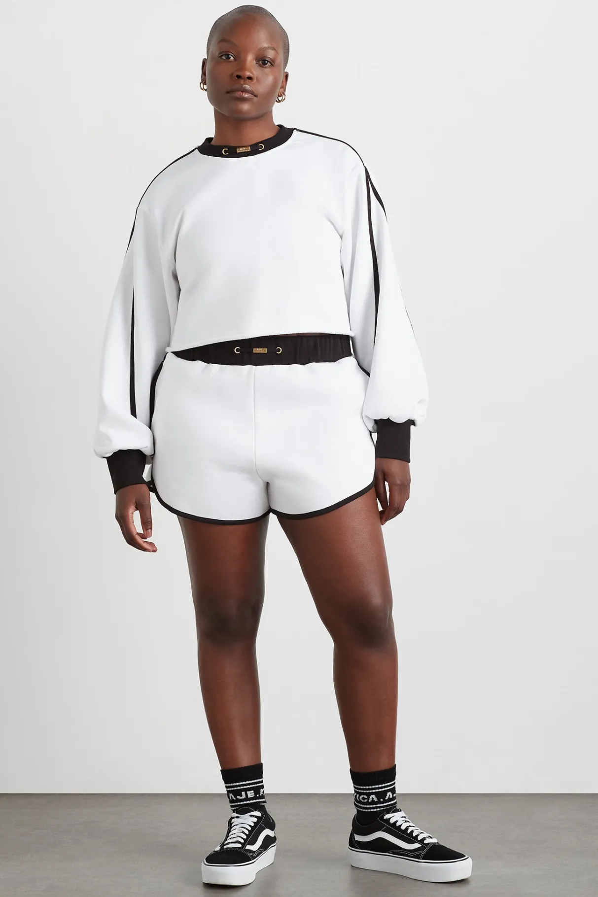 interlock_crop_sweater__7.webp Best Aje ATHLETICA Interlock Crop Sweater 413 White/Black