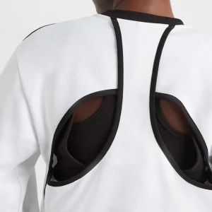 Best Aje ATHLETICA Interlock Crop Sweater 413 White/Black