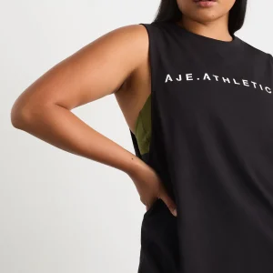 Online Aje ATHLETICA Interlock Logo Tank 141 Black/White