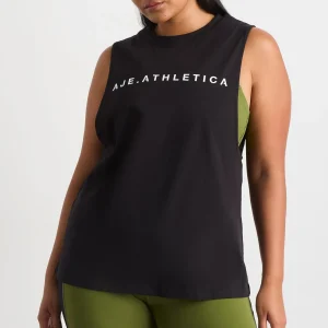 Online Aje ATHLETICA Interlock Logo Tank 141 Black/White