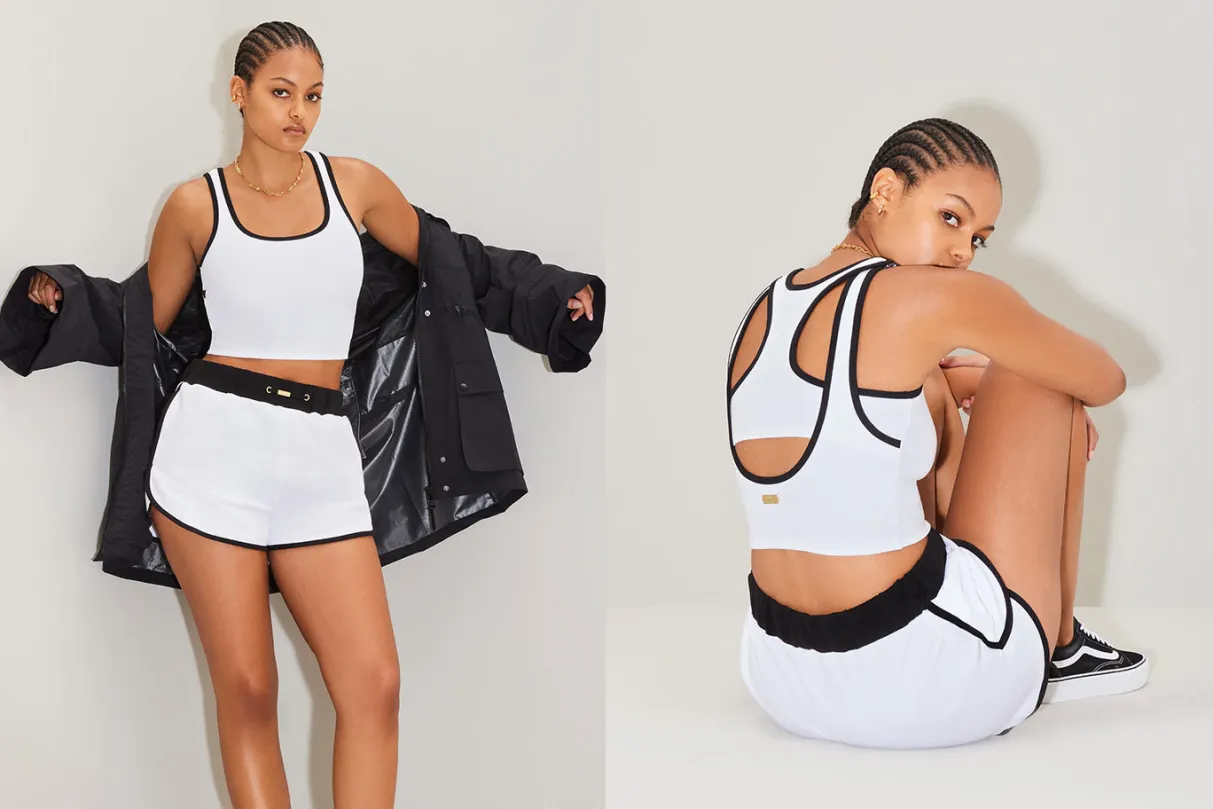 interlock_terry_short__16.webp Outlet Aje ATHLETICA Interlock Terry Short 627 White/Black