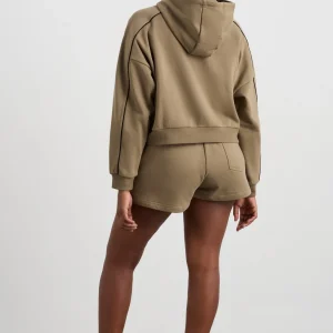 Online Aje ATHLETICA Kangaroo Pocket Hoodie 405 Soft Khaki Black