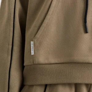 Online Aje ATHLETICA Kangaroo Pocket Hoodie 405 Soft Khaki Black