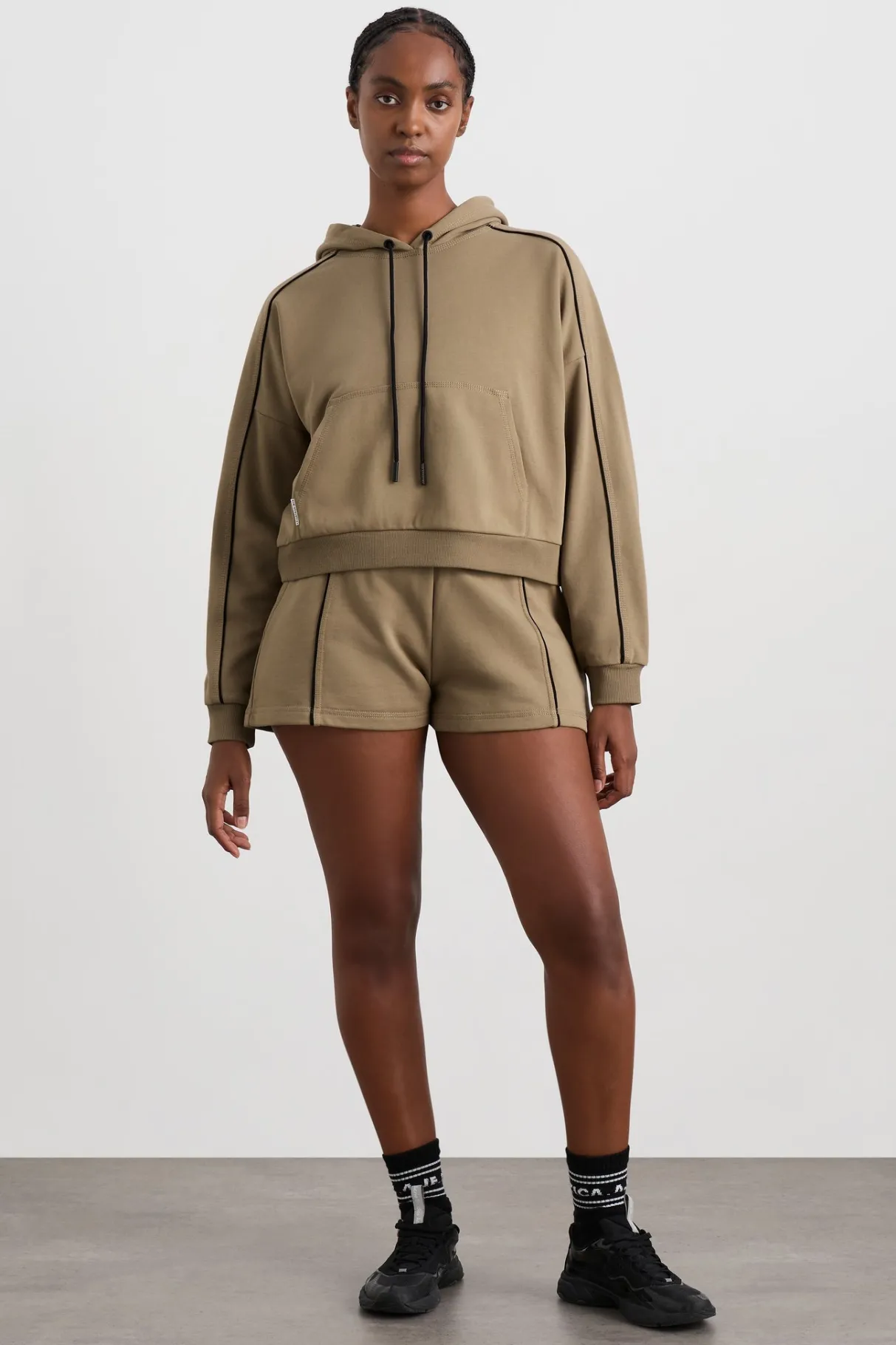 kangaroo_pocket_hoodie__7.webp Online Aje ATHLETICA Kangaroo Pocket Hoodie 405 Soft Khaki Black