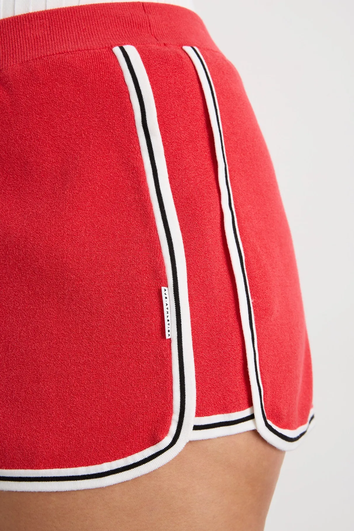 knit_contrast_shorts__12.webp Best Aje ATHLETICA Knit Contrast Shorts 603 Passionate Red