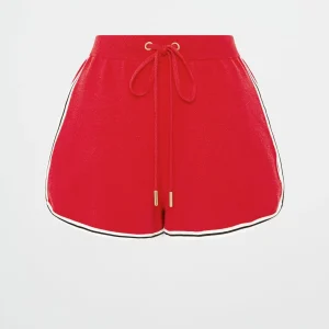 Best Aje ATHLETICA Knit Contrast Shorts 603 Passionate Red