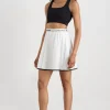 Best Aje ATHLETICA Knit Pleated Skirt 628 White / Black