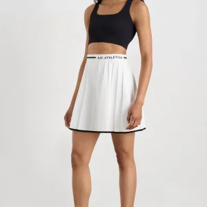 Best Aje ATHLETICA Knit Pleated Skirt 628 White / Black