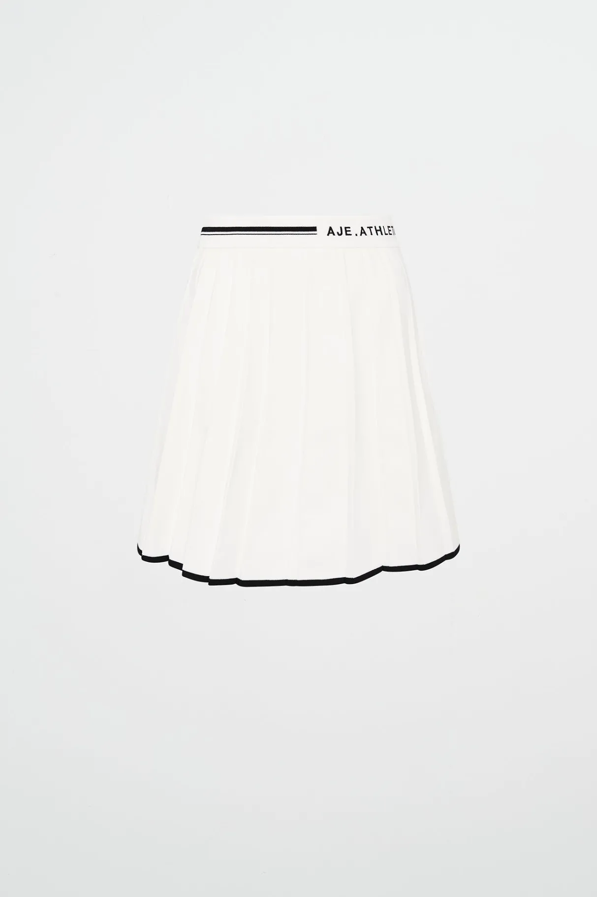 knit_pleated_skirt__2.webp Best Aje ATHLETICA Knit Pleated Skirt 628 White / Black