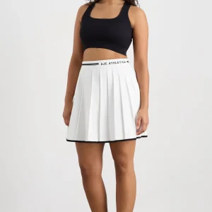 Best Aje ATHLETICA Knit Pleated Skirt 628 White / Black