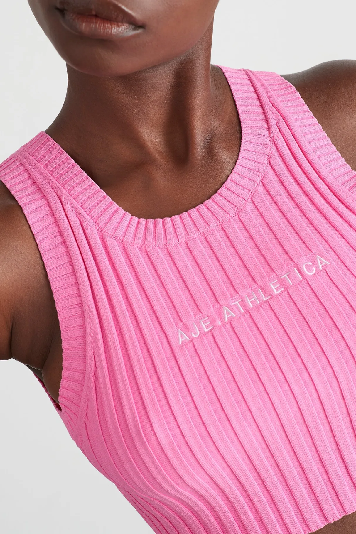 knitted_mini_logo_tank__0.webp Cheap Aje ATHLETICA Knitted Mini Logo Tank 135 Candy Pink