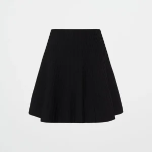 Flash Sale Aje ATHLETICA Knitted Mini Skirt 628 Black