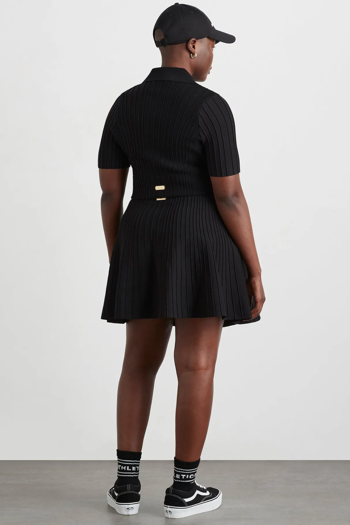 knitted_mini_skirt__9.webp Flash Sale Aje ATHLETICA Knitted Mini Skirt 628 Black