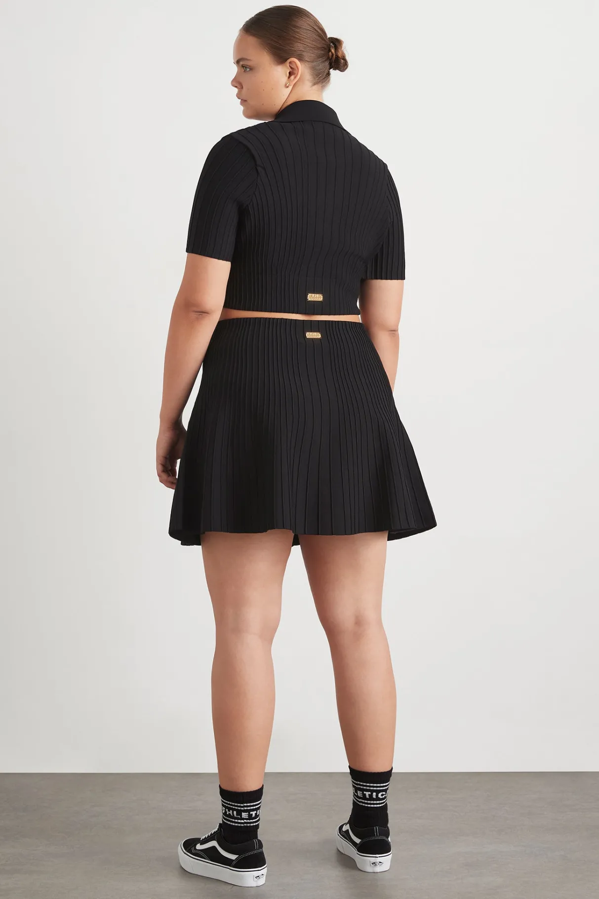knitted_polo_top__15.webp Online Aje ATHLETICA Knitted Polo Top 341 Black