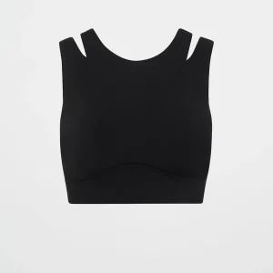 Store Aje ATHLETICA Layered Cut Out Sports Bra 385 Black