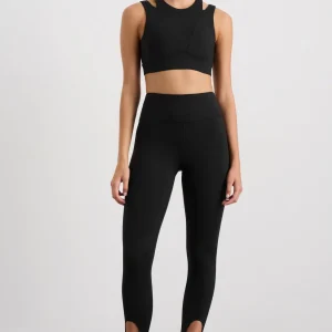 Store Aje ATHLETICA Layered Cut Out Sports Bra 385 Black