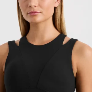 Store Aje ATHLETICA Layered Cut Out Sports Bra 385 Black