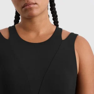 Store Aje ATHLETICA Layered Cut Out Sports Bra 385 Black