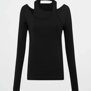 Outlet Aje ATHLETICA Layered Long Sleeve Top 157 Black