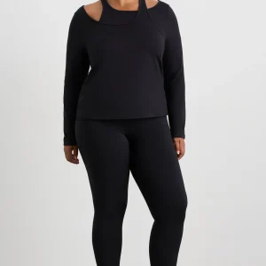 Outlet Aje ATHLETICA Layered Long Sleeve Top 157 Black