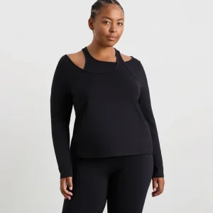 Outlet Aje ATHLETICA Layered Long Sleeve Top 157 Black